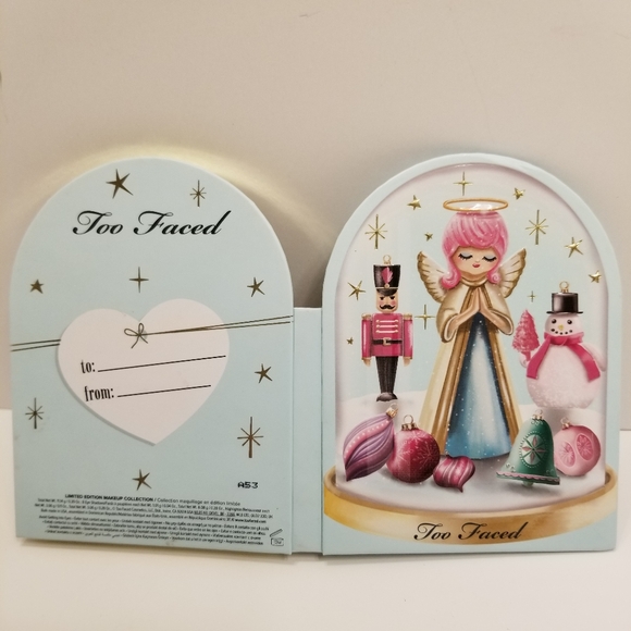 NIP Too Faced Let It Snow Globe “Holiday Angel” Eye/Face Makeup Palette - Picture 4 of 11